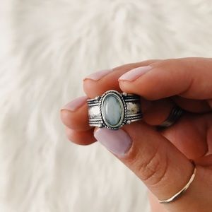 Boho Silver Ring